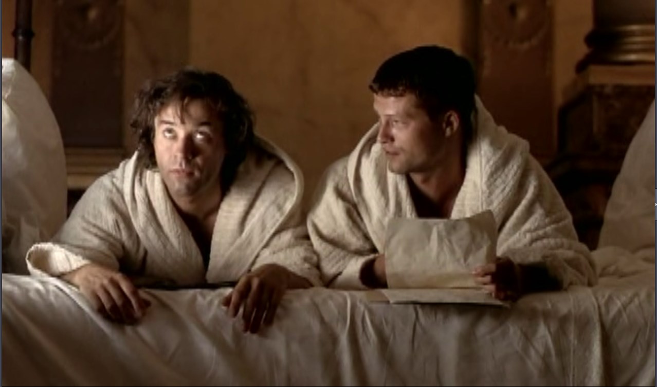 — Это твое желание? Желание номер один?!
— Согласен, это не так красиво как кадиллак для мамы, но…
— Трахнуть сразу двух.
— Переспать с двумя!
— Это называется «трахаться».
— Это на твоём языке.
— Да на любом языке! Спать… Спать — это закрыть глаза и баиньки, а ты хочешь трахнуть.