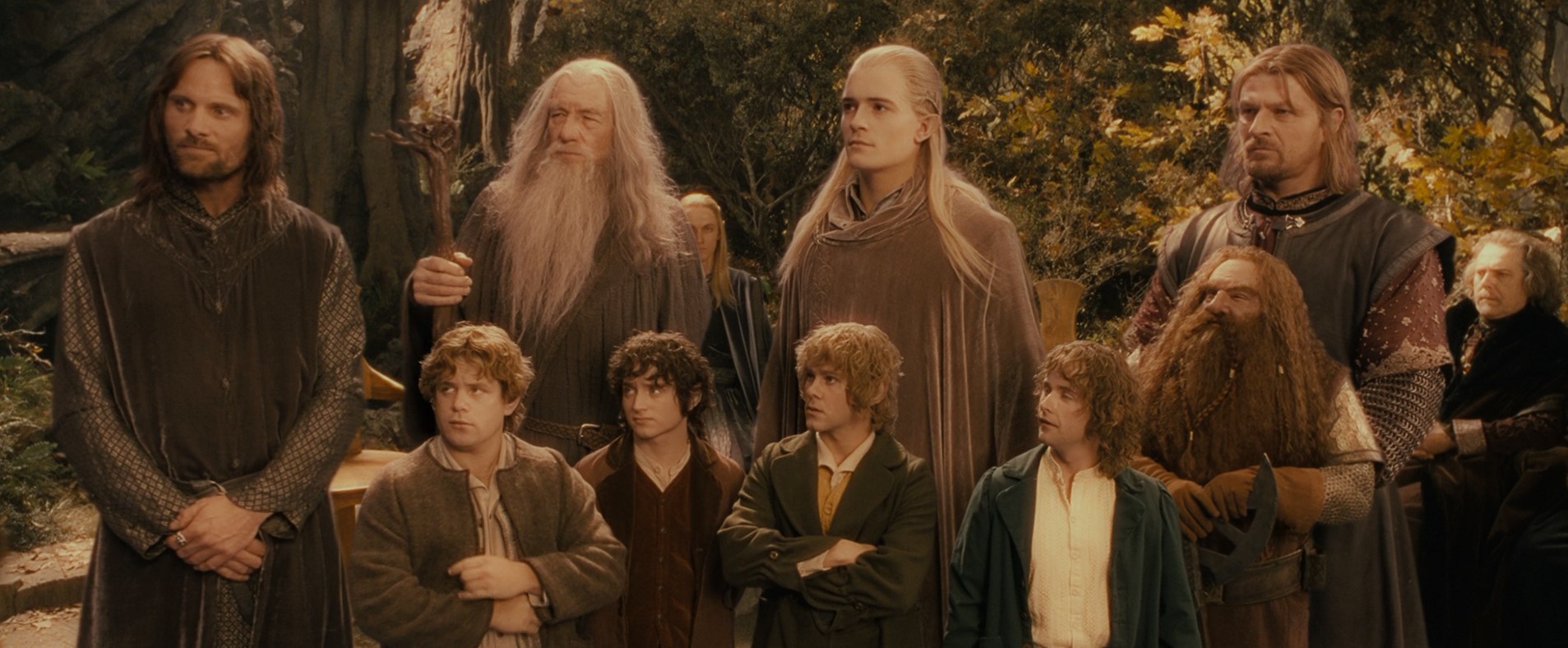 — Девять хранителей... Да будет так! Отныне вы будете Братством Кольца!
— Отлично! Так куда мы идём?