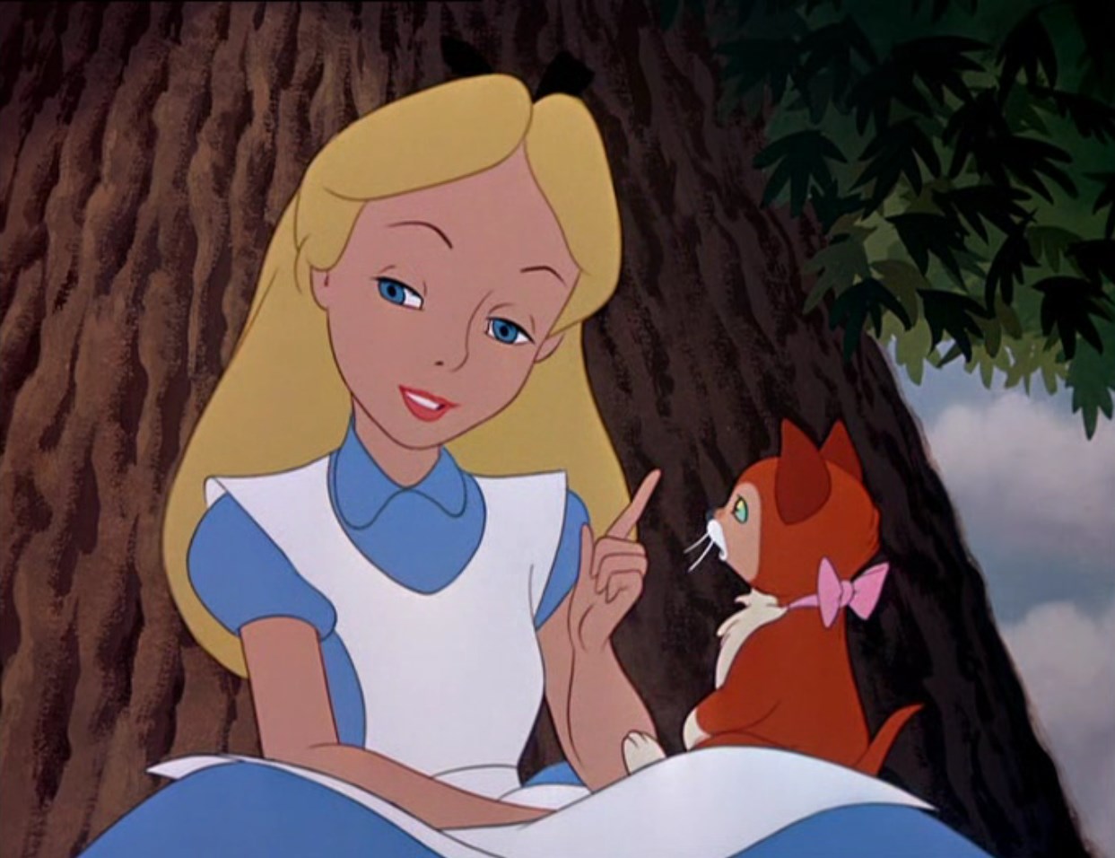 Если бы у меня был свой собственный мир, в нем все было бы чепухой. Ничего не было бы тем, что есть на самом деле, потому что все было бы тем, чем оно не является, и наоборот, оно не было бы тем, чем есть, а чем бы оно не было, оно было.