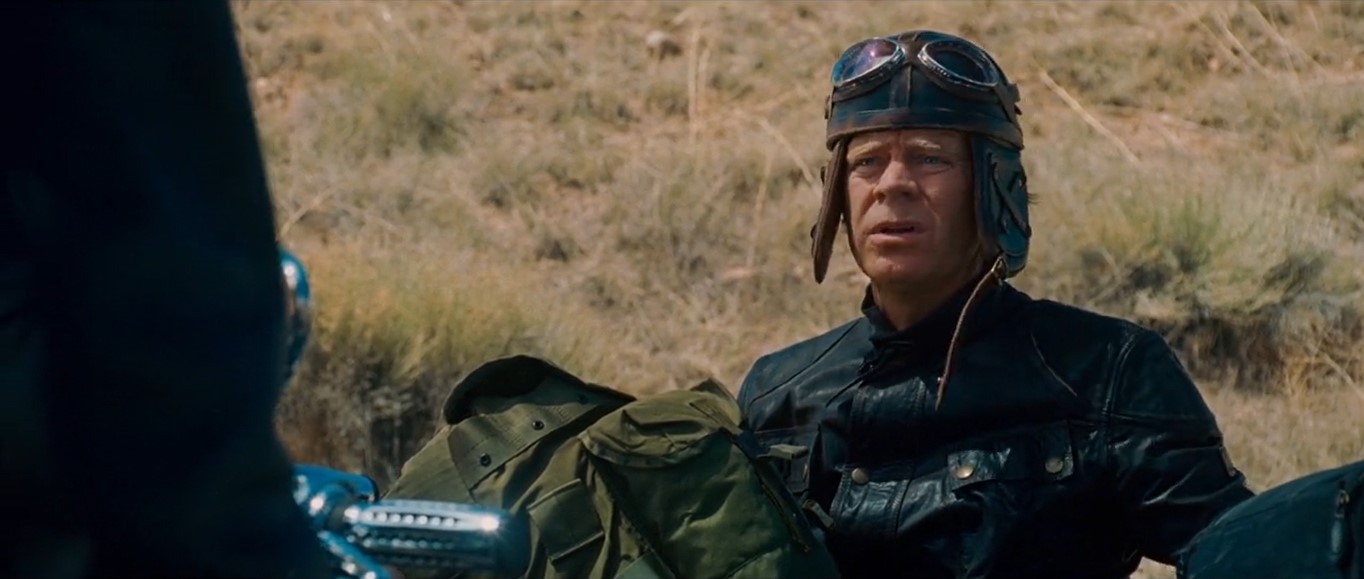 — Я туда, куда и ты.
— Вот он, мужик! Вам ясно?
— Нет, просто моя коляска прикрученна к твоему байку...