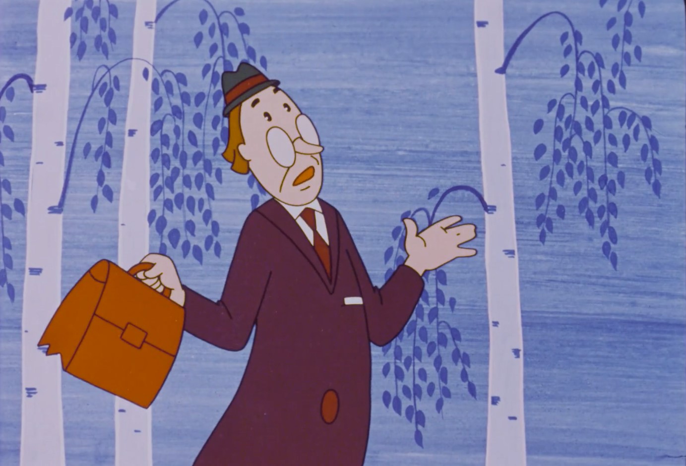 Пассажир Паровозик — Ну что ж это такое? Мы же совсем опоздаем!
— Да. Но если мы не услышим первых соловьёв, то мы опоздаем на всё лето!