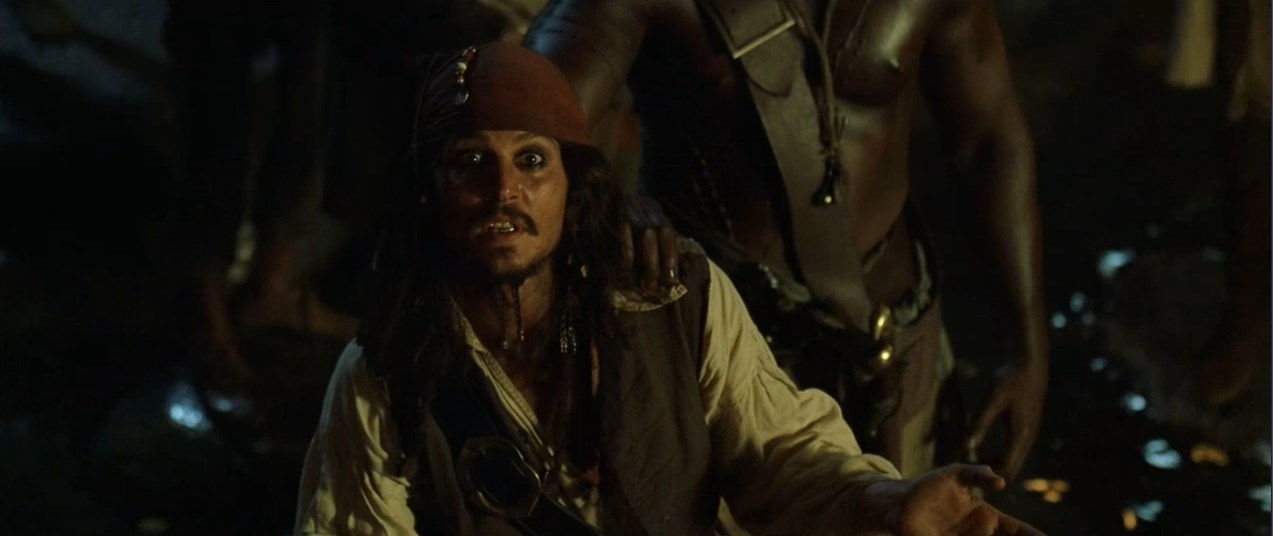 Капитан Джек Воробей Уилл Тёрнер — Где Элизабет?
— В безопасном месте, как я и обещал. Она собирается выйти замуж за Норрингтона, как обещала. Ты умрешь за нее, как обещал. Мы, мужчины, держим свое слово... А Элизабет, как женщине, это ни к чему.