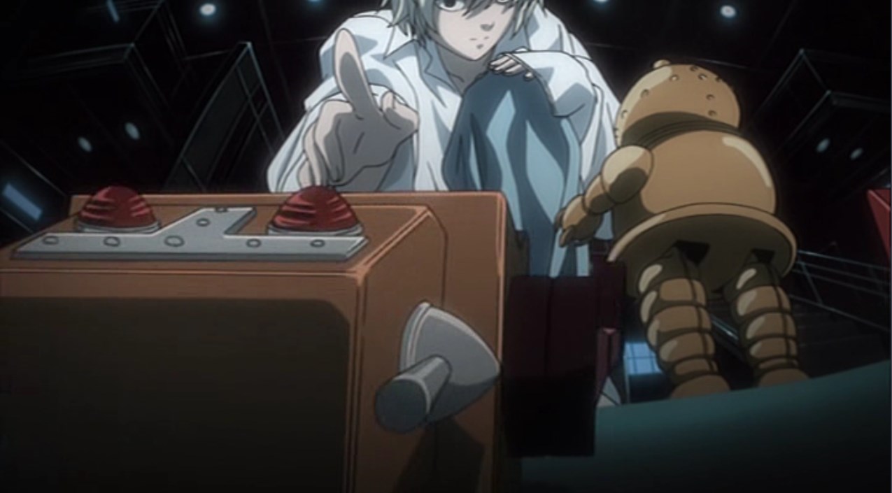 Какие глупые люди! Меня не удивляет, что некоторые люди поддерживают Киру, но это относится лишь к тем, кто желает, чтобы Кира и впредь продолжал карать злодеев. А люди, которые хотят вломиться сюда — не такие. Это толпа глупых эгоистов, которые просто хотят повеселиться.