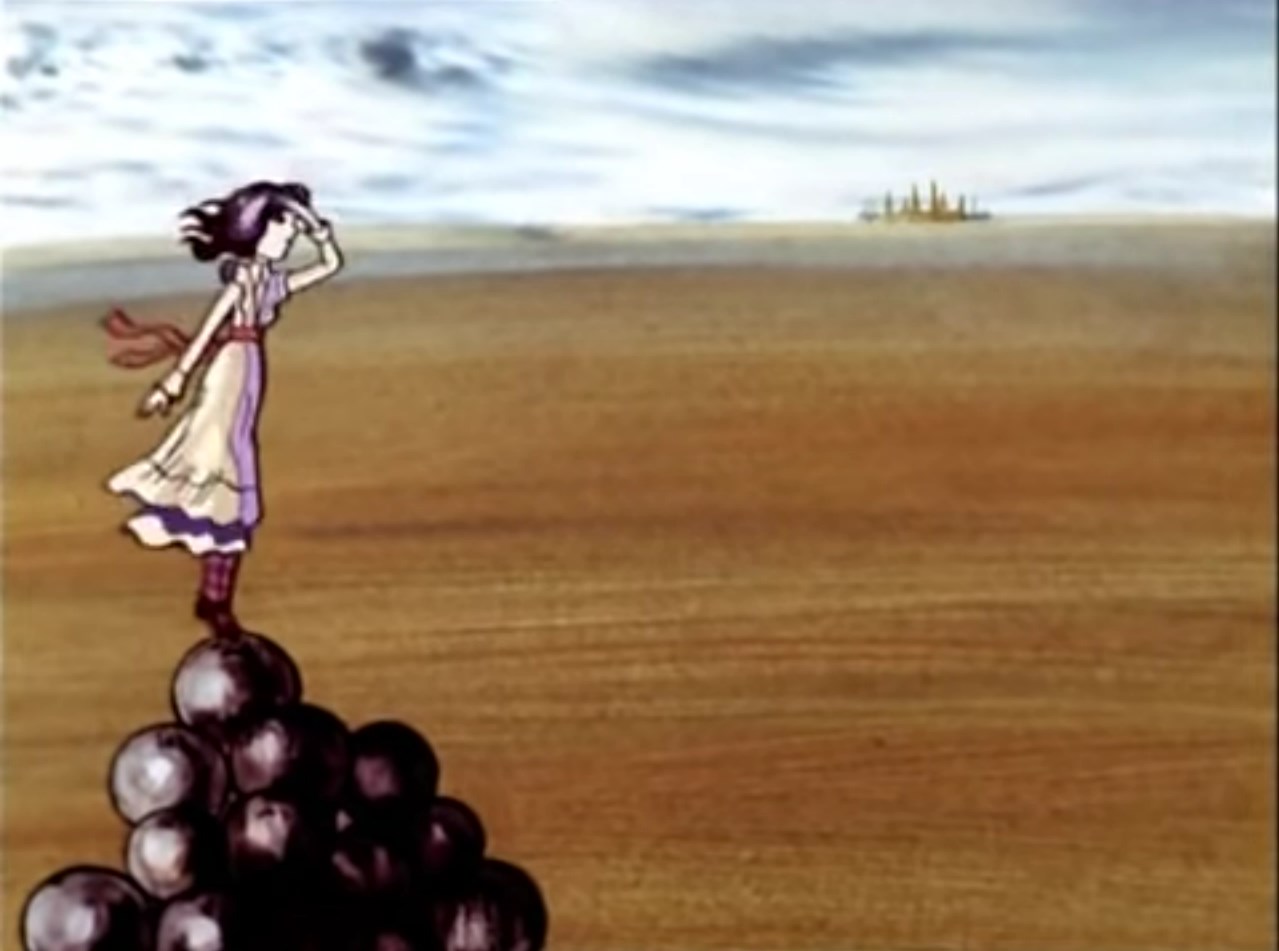 — Я жду с минуты на минуту гонца. Взгляни на дорогу, кого ты там видишь?
— Никого.
— Мне бы такое зрение — увидеть никого, да еще на таком расстоянии.