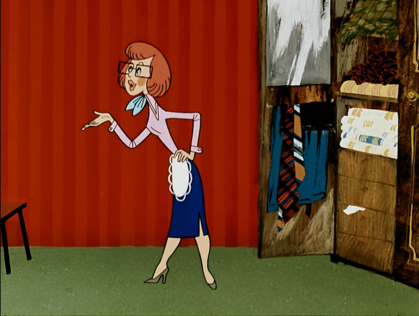 — Ну ты сам подумай, какая от этого кота польза?
— Ну, почему обязательно польза? Какая, например, польза от этой картины на стене?
— От этой картины на стене очень большая польза — она дырку на обоях загораживает!
— Ну и что... И от кота будет польза. Он мышей ловить может.
— У нас нет мышей!
— А мы заведем!