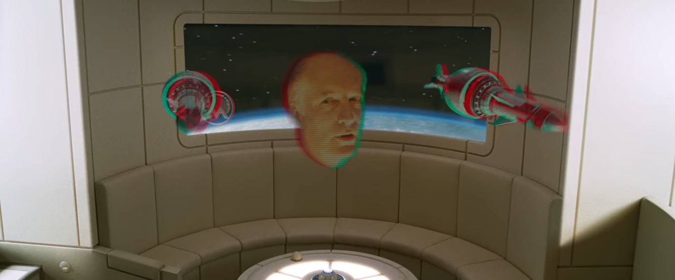 — Здравствуйте, это сообщение идет в записи. Поскольку никого из нас нет на месте, коммерческий совет Магратеи благодарит Вас за визит, но весьма сожалеет, что вся планета временно закрыта. Оставьте свое имя и название планеты после гудка, если хотите, чтобы с вами связались.
— Можно закрыть планету?
— Еще как, братец. Что ж, компьютер, вперед! Сажай нас!
— С удовольствием!
— Благодарим за вашу неуклонную решимость посетить нашу планету. И в знак нашей признательности примите две небольшие термоядерные ракеты, которые мы выслали сейчас вам навстречу. Ваша смерть поможет значительно повысить качество обслуживания. Спасибо.
— Вот радость-то! К нам летят две термоядерные ракеты.