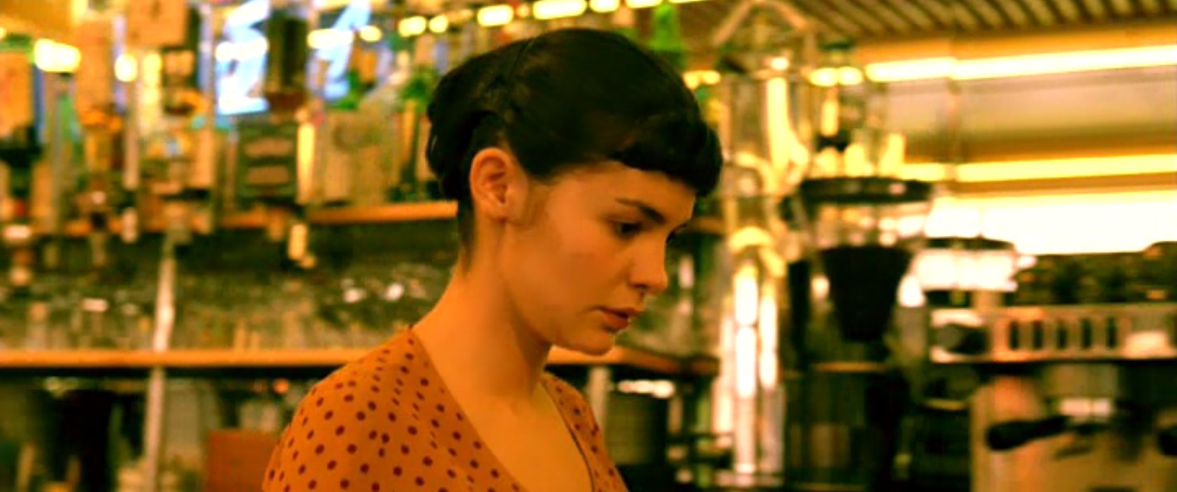 Нино опаздывает. По мнению Амели, для этого может быть только три причины:
1) Он не нашел снимок.
2) Не успел его склеить из-за того, что три бандита-рецидивиста решили ограбить банк и взяли его в заложники. За ними гналась полиция департамента, но им удалось уйти, а он в это время спровоцировал аварию. Когда он очнулся, то ничего не помнил. Его подобрал на дороге один дальнобойщик — бывший зек. Решив, что Нино в бегах, он спрятал его в контейнере и отвез в Стамбул. Там Нино подвернулись афганские террористы. Они предложили ему воровать с ними советские боеголовки. Грузовик подорвался на мине на Таджикской границе, он один остался в живых. Его приютили в горной деревне, и он стал боевиком моджахедом. И зачем тогда Амели так дергаться из-за парня, который будет до конца своих дней жрать борщ и носить на голове дурацкий горшок?
3)…