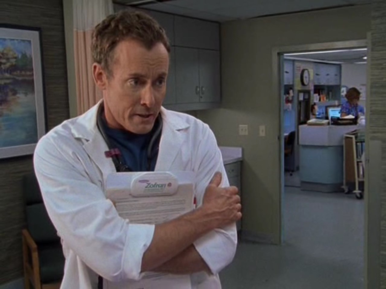 Доктор Перри Кокс Девочки, давайте представим, что моё терпение — это что-то вроде... ммм... даже не знаю, скажем... вашей девственности. Вам кажется, что она всегда будет с вами, но вот однажды на первом курсе, тёмным холодным вечером, когда вам грустно и одиноко, к вам заходит ваш однокурсник Кевин, который хочет остаться просто друзьями, с дешёвой мелодрамой и не менее дешёвой упаковкой пива. Влево — вправо, тудым — сюдым, и ваша девственность улетучивается навсегда... ха-ха... да... навсегда! Прям как моё терпение...