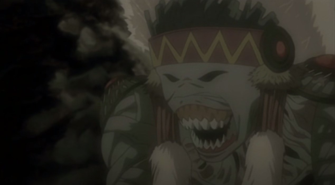 — Говорят, Рюук живет у человека, как домашнее животное...
— Интересно, о чём он думает?
— У него совсем нет гордости! Он нас просто позорит!
— Нет, я говорю о человеке, который его приютил! Зачем держать в доме такую уродину, как Рюук?
— Что это за человек? Он женщина или мужчина?