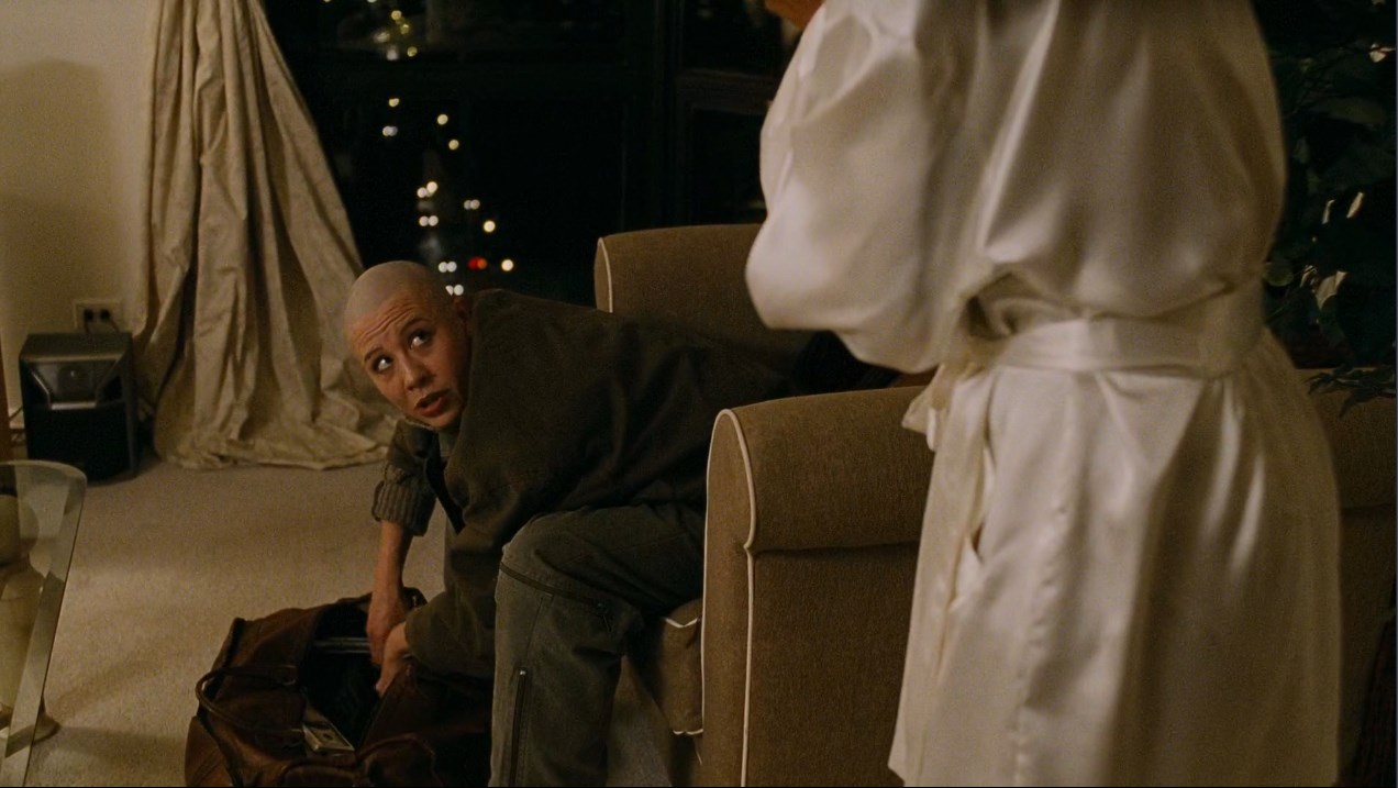 — Are you gangsters?
— No, we are Russians.
=======================
— Вы гангстеры?
— Нет, мы русские.