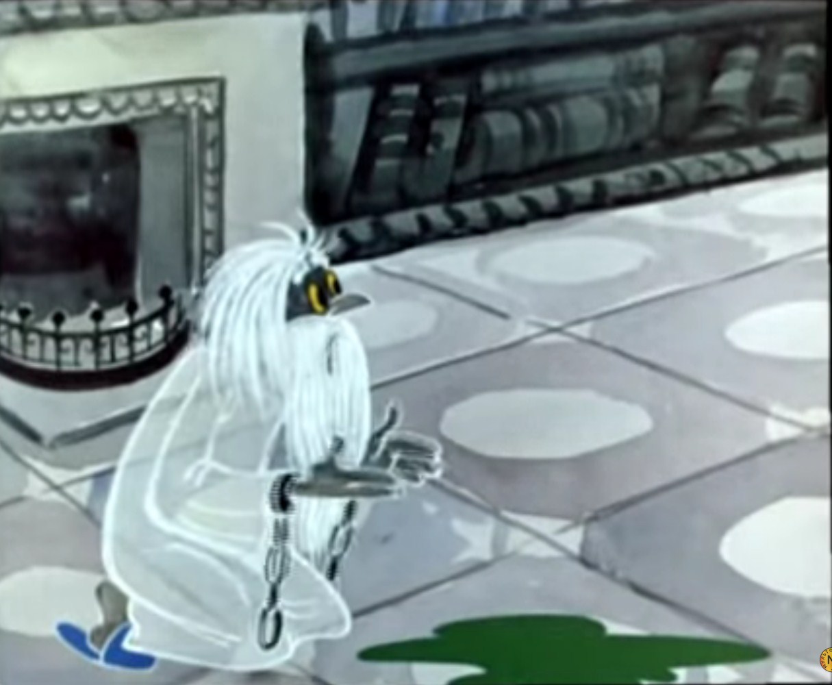 — Где же Вы видели кровь зеленого цвета?
— А что же мне оставалось делать? Красная краска кончилась, а достать настоящую кровь не так легко...